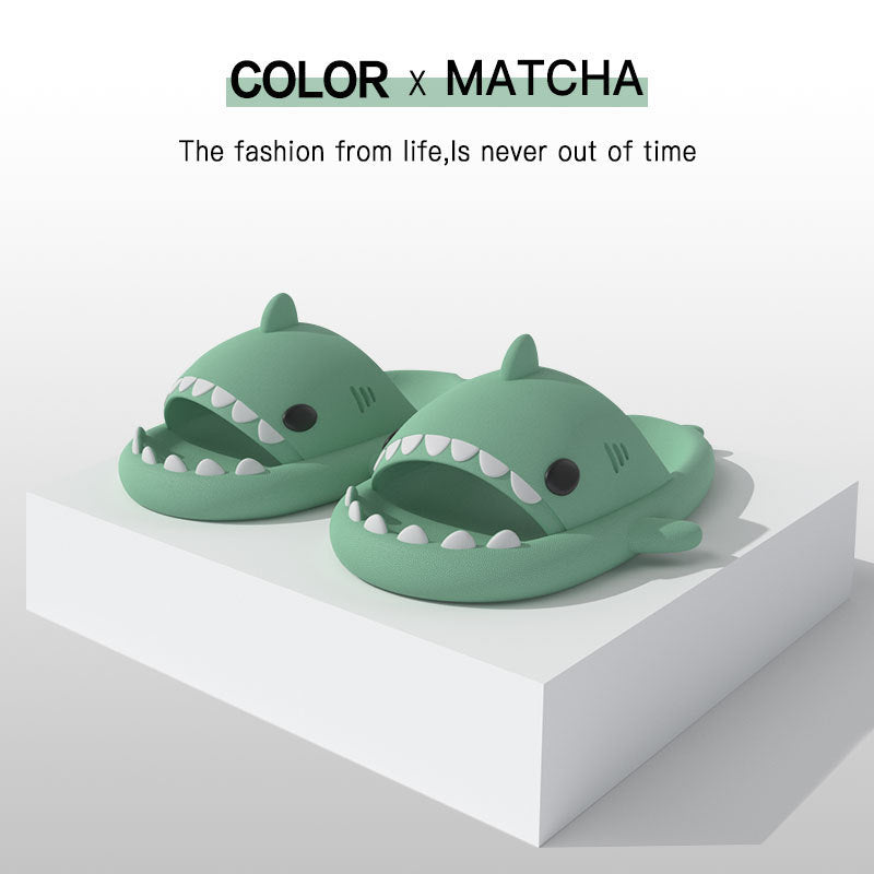 Indoor Outdoor Cute Shark Slippers