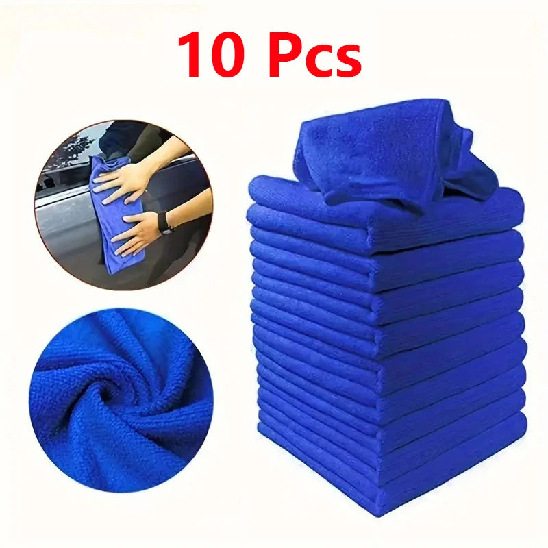 1-20Pcs Microfiber Towels Car Wash Drying Cloth Towel Household Cleaning Cloths Auto Detailing Polishing Cloth Home Clean Tools