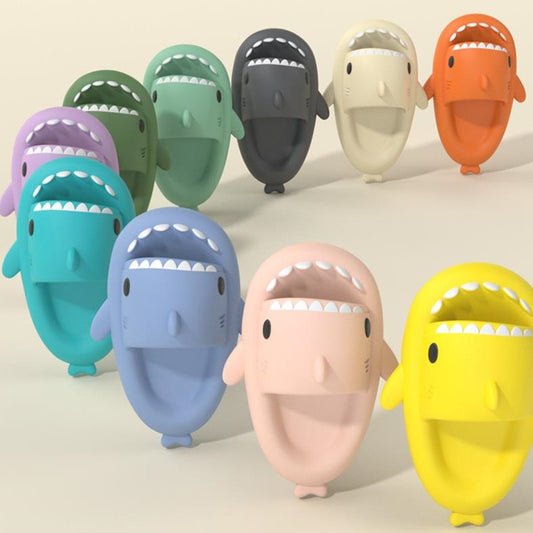 Indoor Outdoor Cute Shark Slippers