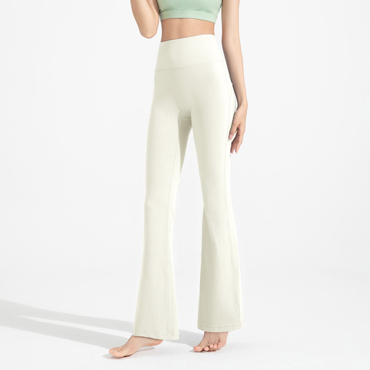 Antibacterial Yoga Bell-bottom Pants Women Lycra