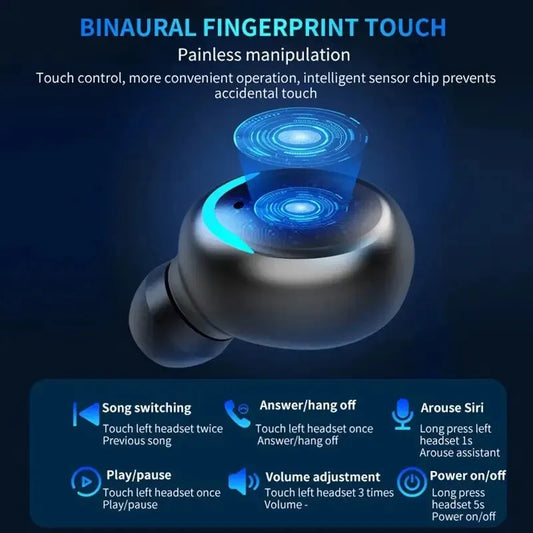 Wireless Bluetooth Earbuds w/ Charging Case