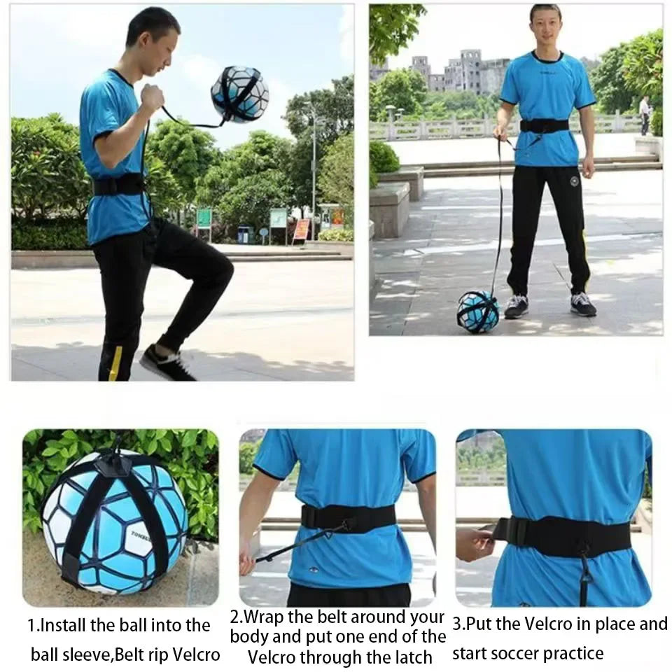 Soccer Ball Solo Trainer Equipment