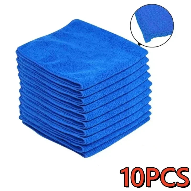 1-20Pcs Microfiber Towels Car Wash Drying Cloth Towel Household Cleaning Cloths Auto Detailing Polishing Cloth Home Clean Tools