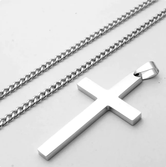 Minimalist Cross Pendant Necklace