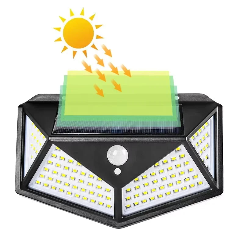 Outdoor Solar Waterproof LED Wall Light