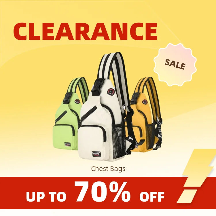 Clearance_New Fashion Chest Bag Ins Style Messenger Bag 2 in 1 Shoulder Bag Multi-function Large Capacity Outdoor Bags for Women