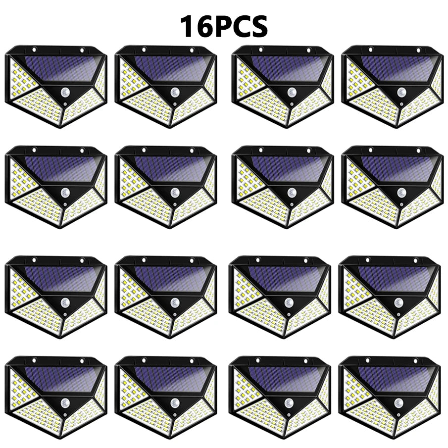 1/2/4Pcs Intelligent Light Controlled LED Solar Lights Waterproof Human Body Sensing Street Light for Outdoor Garden Lighting