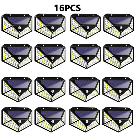 1/2/4Pcs Intelligent Light Controlled LED Solar Lights Waterproof Human Body Sensing Street Light for Outdoor Garden Lighting