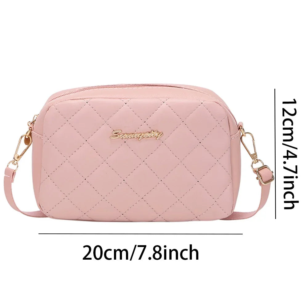 2025 Tassel Small Messenger Bag For Women Trend Lingge Embroidery Camera Female Shoulder Bag Fashion Chain Ladies Crossbody Bags
