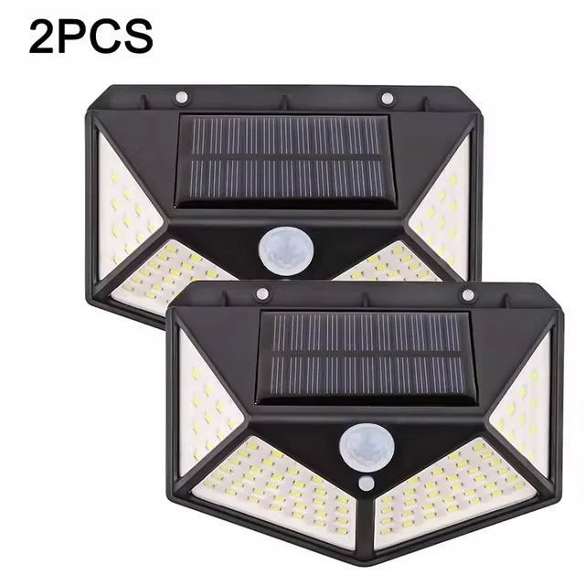 1/2/4Pcs Intelligent Light Controlled LED Solar Lights Waterproof Human Body Sensing Street Light for Outdoor Garden Lighting