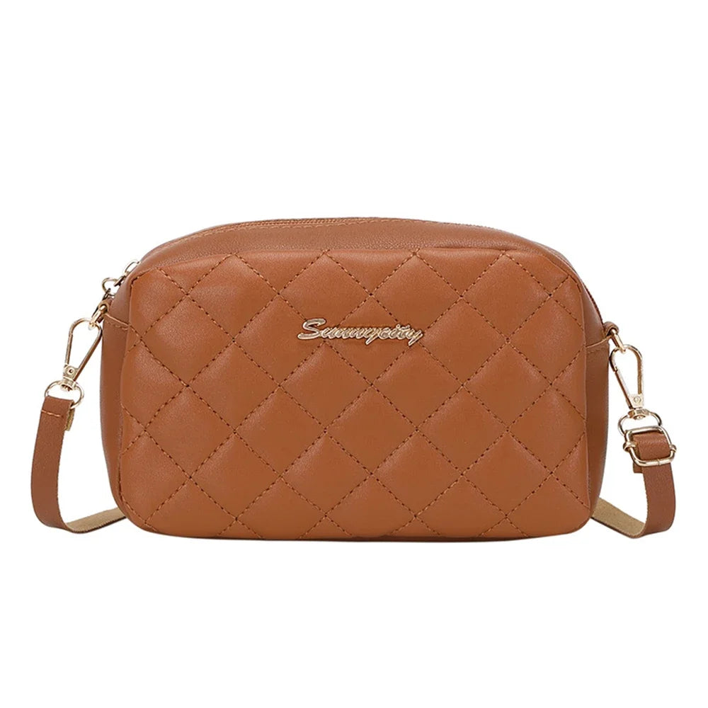 2025 Tassel Small Messenger Bag For Women Trend Lingge Embroidery Camera Female Shoulder Bag Fashion Chain Ladies Crossbody Bags