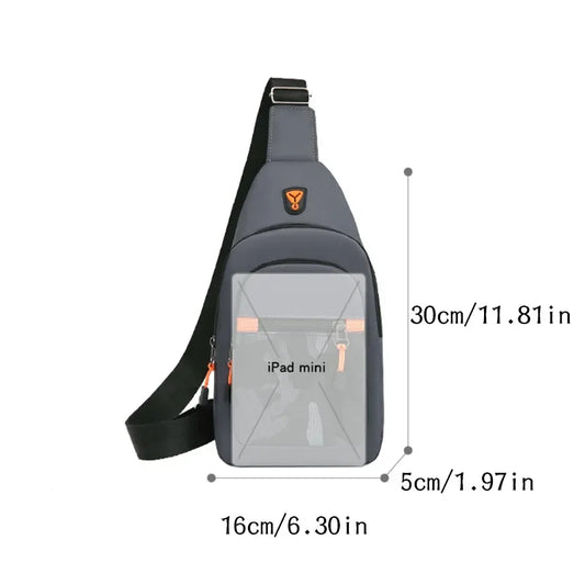 Clearance_Chest Bag Men's 2023 New Fashion, Business, Leisure, Shoulder Bag, Multi-Functional Outdoor Crossbody Bag_Continuous u