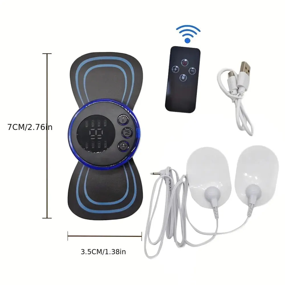 8 Modes Rechargeable Neck Massager With Remote Control