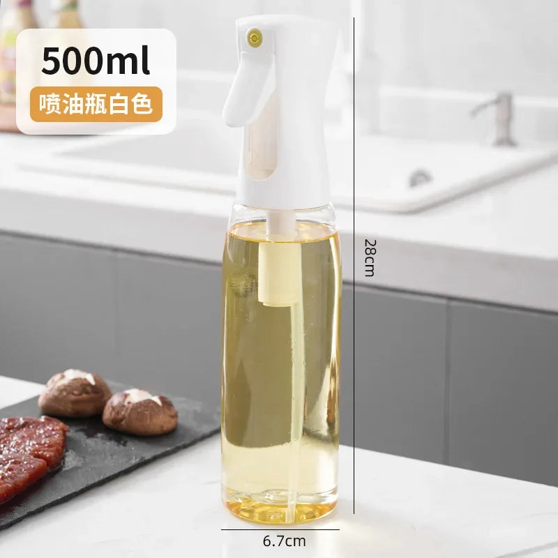 2 in 1 Pour Spray Sprayer Household Kitchen Oils Spray Cooking Olive Oil Dispenser Oil Baking Vinegar Soy Sauce Spray Container