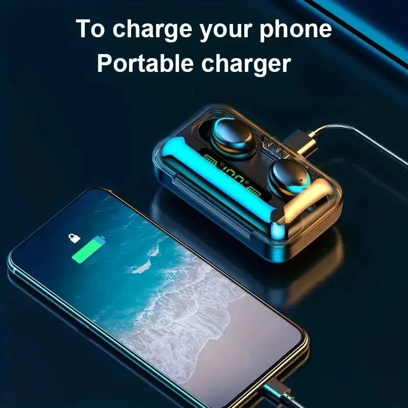 Wireless Bluetooth Earbuds w/ Charging Case