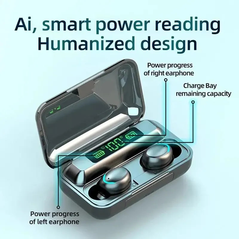 Wireless Bluetooth Earbuds w/ Charging Case