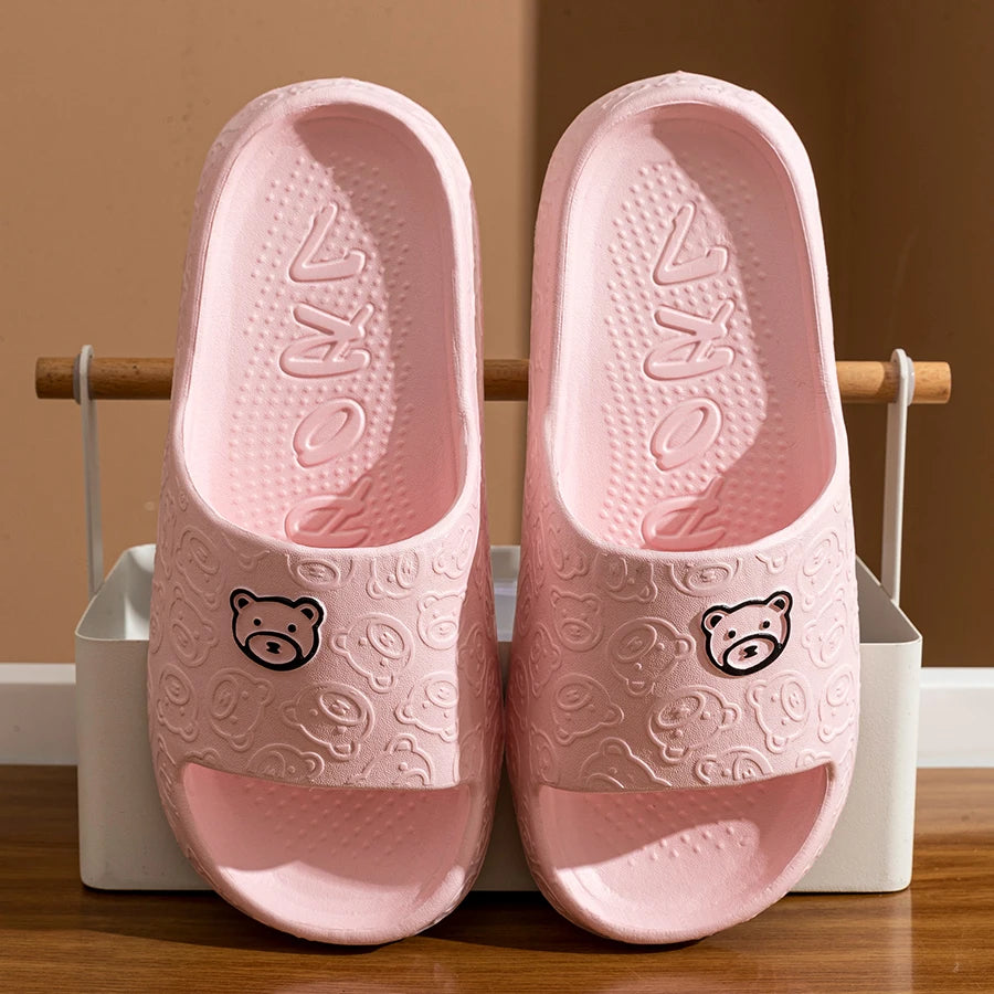 Cute Bear Women Slippers