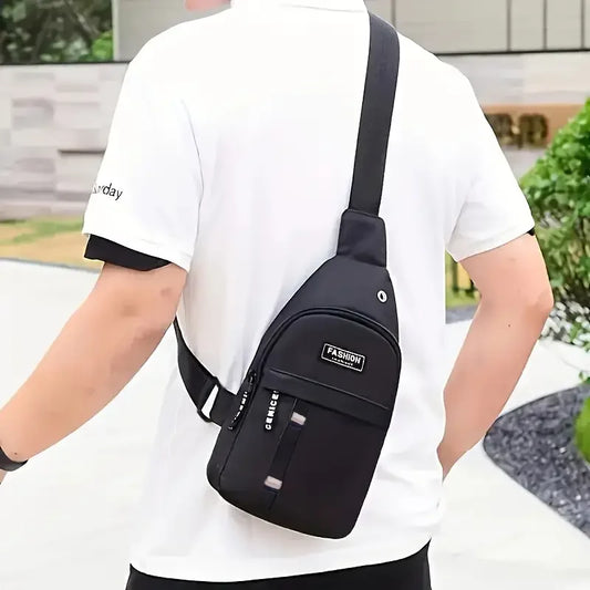 Men's Waterproof Large Capacity Fanny Pack, Adjustable Strap For Outdoor Activities, Travel Running, Hiking, And Cycling