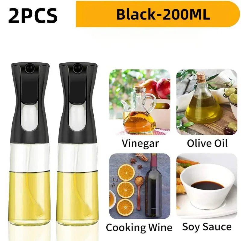 2 in 1 Pour Spray Sprayer Household Kitchen Oils Spray Cooking Olive Oil Dispenser Oil Baking Vinegar Soy Sauce Spray Container