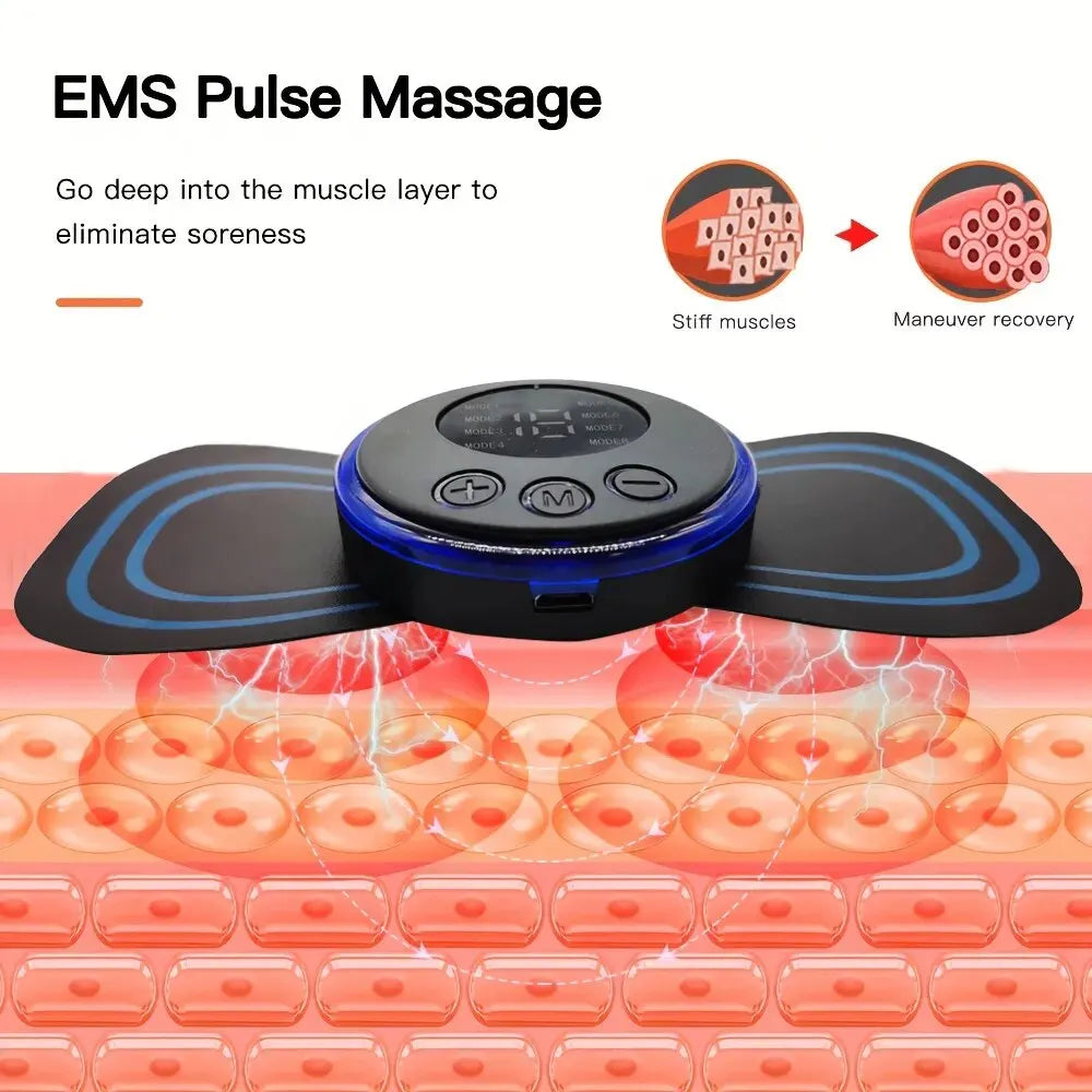 8 Modes Rechargeable Neck Massager With Remote Control